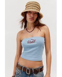 Urban Outfitters - Bon Appetit Embroidered Tube Top - Lyst