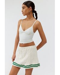 Urban Renewal - Remade Ric-Rac Cable Knit Mini Skirt - Lyst