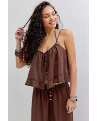 Out From Under - Voile Strappy Cami Top - Lyst