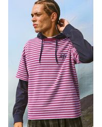 iets frans... - Striped Double Layer Hoodie - Lyst