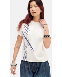 iets frans... - ... Script Relaxed Graphic Tee - Lyst