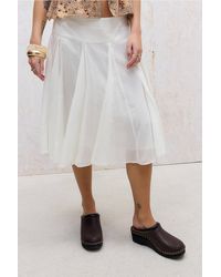 Urban Outfitters - Uo Olga Voile Midi Skirt - Lyst
