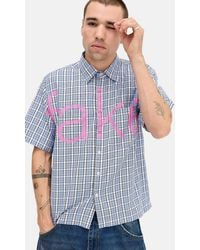 Jaded London Sketch Pinstripe Shirt in White for Men | Lyst UK
