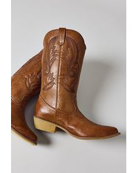 Matisse - Faux Leather Western Cowboy Boots - Lyst