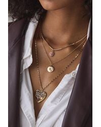 Urban Outfitters - Sabrina Pendant Layered Necklace - Lyst