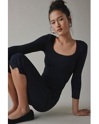 BDG - Andie 3/4 Sleeve Square Neck Cropped Tee Top - Lyst