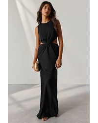 Bardot - Esfria Twist-Front Open Back Cutout Maxi Dress - Lyst