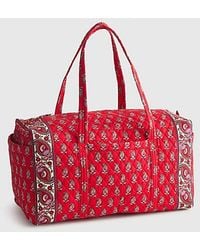 Vera Bradley - Quilted Cotton Large Duffel Bag - Lyst