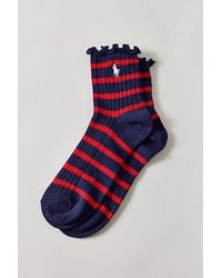 Polo Ralph Lauren - Lettuce Edge Ankle Sock - Lyst