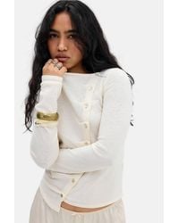 BDG - Lumi Button-up Pleated Asymmetric Placket Top Xs At Urban Outfitters - Lyst