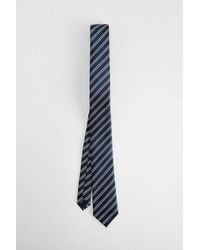 Urban Outfitters - Uo Navy & Green Striped Tie - Lyst
