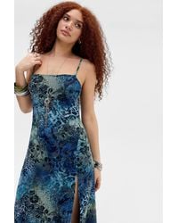 Urban Outfitters - Uo Flocked Mesh Maxi Dress - Lyst
