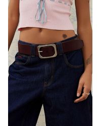 Urban Outfitters - Uo Wide Leather Belt - Lyst
