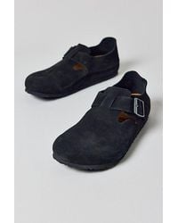 Birkenstock - London Suede Slip-On Shoe - Lyst