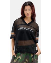 iets frans... - Oversized Airtex Jersey Top - Lyst