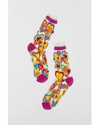Sock Candy - Y2K Hearts Sheer Sock - Lyst
