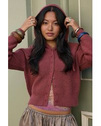 Urban Outfitters - Uo Tyler Knit Hoodie At - Lyst