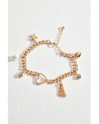 Silence + Noise - Silence + Noise Heart Charm Bracelet - Lyst