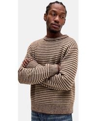 BDG - Brown Micro Stripe Knit Jumper - Lyst