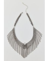 Urban Outfitters - Mesh Bib Necklace - Lyst
