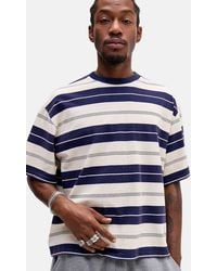 iets frans... - Stripe Skate Tee - Lyst