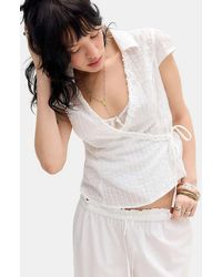 Kimchi Blue - Dora Wrap Blouse - Lyst