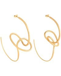 BAR JEWELLERY Sfera Earrings Gold - Metallic