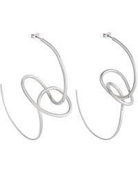 BAR JEWELLERY Sfera Earrings Silver - Metallic