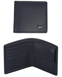 BOSS - Ray Faux Grain Leather 4 Card Wallet - Lyst