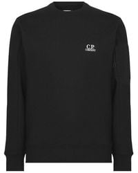 C.P. Company - Burst Logo Pocket Sleeve Sweatshirt - Lyst
