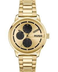 HUGO - Stamp 44Mm Multifunction Watch - Lyst