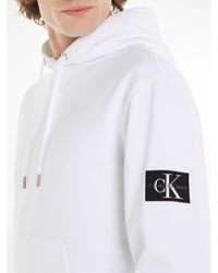 Calvin Klein - Monogram Badge Hoodie - Lyst