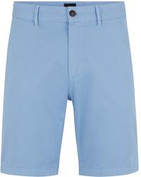 BOSS - Slim Fit Chino Shorts - Lyst