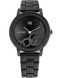 Tommy Hilfiger - Analogue Quartz Watch For Women With Black Stainless Steel Bracelet - 1782438 - Lyst