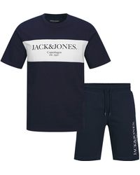 Jack & Jones - Chester T Shirt And Shorts Set - Lyst