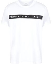 Armani Exchange - Ax Lrge Logo Tee Sn41 - Lyst