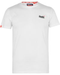 Superdry - Small Chest Logo T Shirt - Lyst