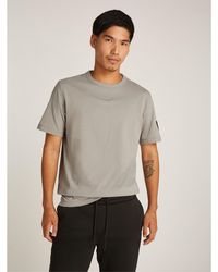 Calvin Klein - Monogram Badge T Shirt - Lyst