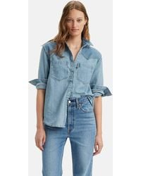 Levi's - Teodora Western Shirt Clean Cr - Lyst