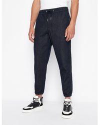 ARMANI EXCHANGE - Ax Cuffed Trousers - Lyst