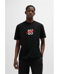 HUGO - Dlongny T-shirt - Lyst