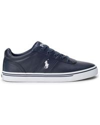 Polo Ralph Lauren - Leather Hanford Low Top Trainers - Lyst