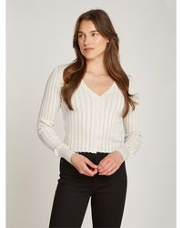 Calvin Klein - Ckj Rib Cardigan - Lyst