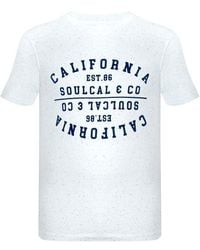 SoulCal & Co California - Textured Flecked T Shirt - Lyst