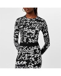 Versace - Graffiti Bodysuit - Lyst