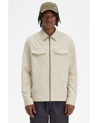 Fred Perry - Zip Overshirt - Lyst