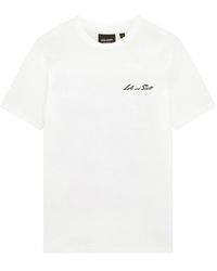 Lyle & Scott - Emb Graph Tee Sn99 - Lyst