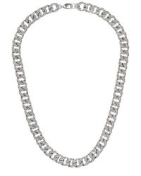 Fabric - Crystal Chain Necklace - Lyst
