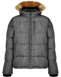 SoulCal & Co California - Cal 2 Zip Bubble Jacket For - Lyst