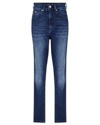 BOSS - Sup Mid Rise Skinny Jeans - Lyst